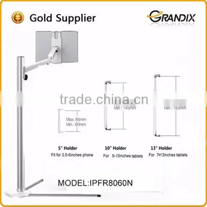 360 Degree Rotating Adjustable Height Retractable Tablet Stand thumbnail-3