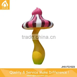 Outdoor Decoration Sculpture Fiberglass Mushroom Statue thumbnail-1