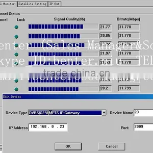 Dvb-s2 to ip Mpts Headend(DisEqc/22KHz,8*DVB-S2 In,IP/UDP(8 MPTS Multicast) Gigabit Out) thumbnail-4