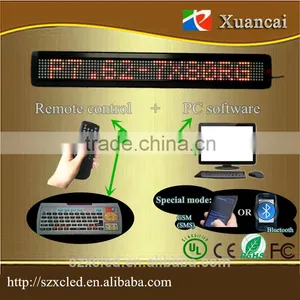 HOT! KBM500N-780RG(P7.62-7x80RGY) 65.2x9.7x3.4cm Led Wireless Keyboard Support Indoor and Outdoor Single /tricolor Led Sign thumbnail-2