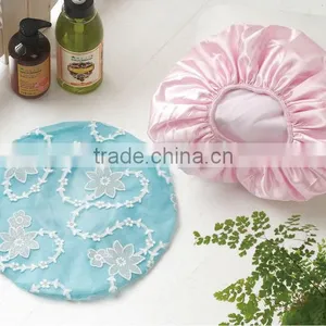 Wholesale Bathroon Products , High Quality Decorarative Pattern Shower Cap for Promotion thumbnail-1
