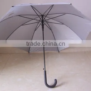 23''auto Open Stick Gift Electroplated Frame Rain&sun Handheld Umbrella thumbnail-1