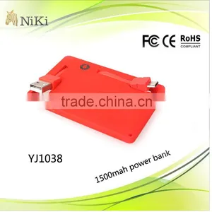 1500mah Power Bank Fashion Design With High Quality for Tablet and Mobile Phone thumbnail-1