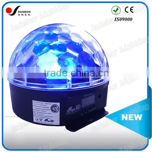 DJ Equipment China Pro 6PCS 3W RGBWYP Crystal Magic Ball Small LED Light Energy Saving Lighting thumbnail-1