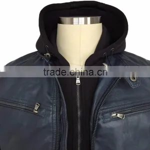 Best Selling Men PU Jacket thumbnail-5