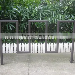 7 Bike Space Bicycle Parking Stand Metal Bike Rack Outdoor Bike Stand thumbnail-1