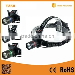 AAA/18650 ABS Camping Outdoor Waterproof Rechargeable LED Headlamp Headlamp Led thumbnail-1