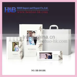 H&B Top Sale 12x18 White Wedding Photo Picture Album thumbnail-1