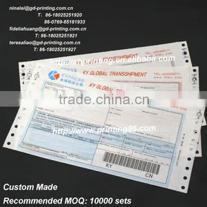 Hot Sale Consignment Note Printing With Sticker Paper thumbnail-1
