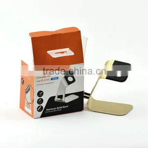 DuoStand Aluminum Charge Station Stand for Apple Watch & IPhone, Gold New thumbnail-5