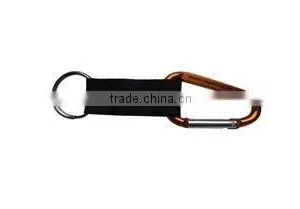 Short Smooth Nylon Keychain Lanyard thumbnail-1