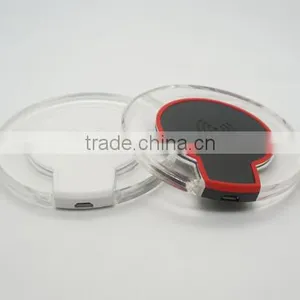 2015 New Arrival qi Wireless Portable Mini Bluetooth Speaker Travel Charger thumbnail-1