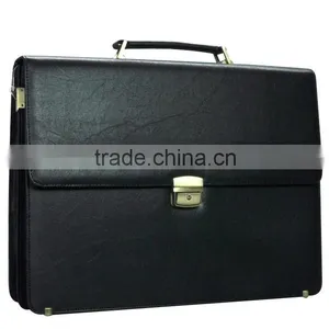 Custom Classical Designer PVC Leather Briefcase For Men / Hard Briefcase Business Bag thumbnail-1