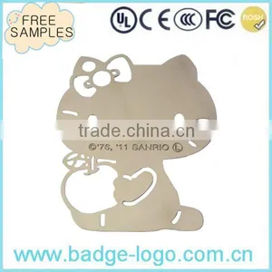 Cute Kitten Silver Etching Metal Bookmark Custom Logo thumbnail-2