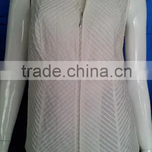 Office Ladies Summer Fashion White Blouse thumbnail-1