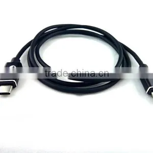 2015 Hot Sale USB 3.1 TYPE C Male to USB 3.1 TYPE C Male Slim White Cable thumbnail-4