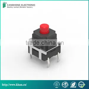 10x10mm Thd Waterproof Tact Switch , RoHS Waterproof Electronic Switch , 12v Waterproof Tactile Switch With Cap thumbnail-2