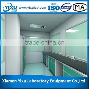 Laboratory Wooden Bench With Metal Legs thumbnail-2
