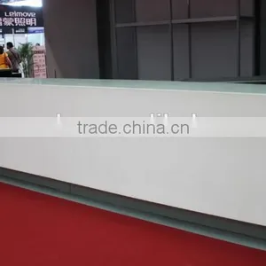 Hotel Reception Desk Size / Hot Sale Acrylic Countertop / Solid Surface Reception Desk thumbnail-1