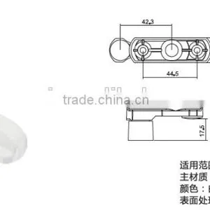 Sash Blocker Window Jammer Sash Jammer Puwei PWS Sash Handle Fish Type Handle Security Sash Jammer With Plastic Packers 90119046 thumbnail-3