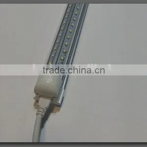 V Shape LED Cooler Lights 2ft Led Tube t8 Integrated Tube Light 18W AC100-240V Clear Cover With CE RoHS Listed t8 Led Tube thumbnail-5