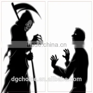 Halloween Window Poster Black Widow Ghost Windows Cover thumbnail-1