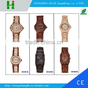 2016 Natural Wooden Watches Custom Logo for Men and Women thumbnail-1