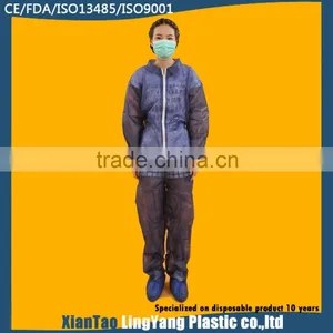 Cheap Safety Disposable Coverall With Hood thumbnail-4