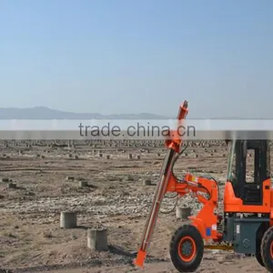 Loader Earth Auger/ramming Hydraulic Drive Piling Machine thumbnail-6