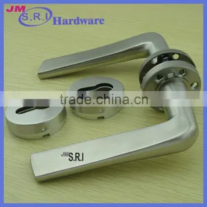 China Trade Assurance Supplier Solid Stainless Steel Vintage Antique Door Handle , Main Door Handle thumbnail-1