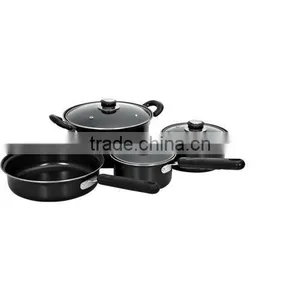Non-stick Cookware Set/3pcs Carbon Steel Cookware Set Language Option French thumbnail-1