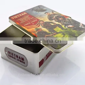 Top Quality Wholesale Rectangular Metal Shoe Container thumbnail-2