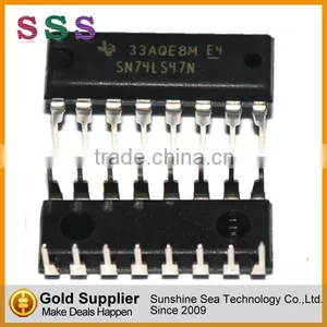 SN74LS47 7447 BCD to Seven Segment Decoder-driver IC thumbnail-1