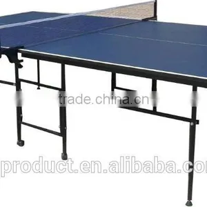 High Quality Cheaper Price Factory Promotion 12mm MDF Standard Size Moveable Foldable Table Tennis Table thumbnail-1