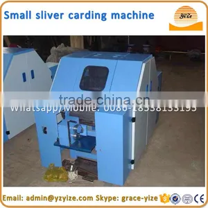 Wool Web Machine/ Small Cotton Sliver Carding Machine for Sale thumbnail-3