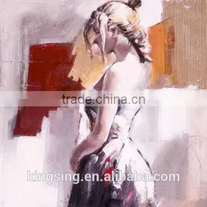 Pop Art Abstract People Painting Musim Painting HT 1690 thumbnail-3