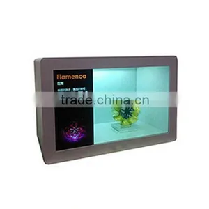 32" Transparent Lcd Display Box Indoor Applicating Tft Type Glass Lcd Display thumbnail-1