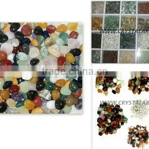 MIX AGATE TUMBLED PEBBLES STONES thumbnail-1