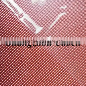Excellent High Grade Beautiful 3k Red Glossy Twill Clear Epoxy Fiberglass Sheets Price for Decoretion thumbnail-2