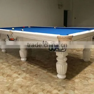 European Style Solid Wood Hand Carved Luxury Pool Table, Snooker Table, Billiard Table thumbnail-6