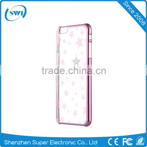 Hot Selling Electroplating Star LOGO Back Case Cover For Iphone 6 6S 6 Plus 6S Plus thumbnail-2