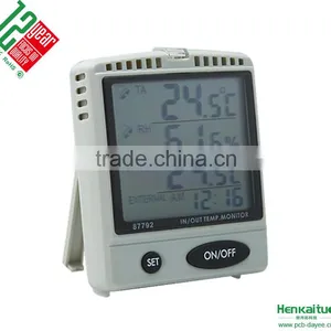 AZ87792 External Probe Digital Indoor Outdoor Thermometer Hygrometer With Alarm thumbnail-1