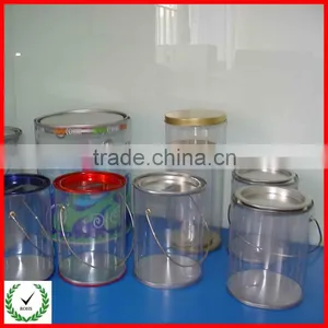 Plastic Cylinder Containers With Aluminum Lid thumbnail-1