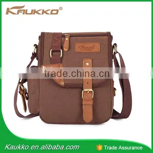 Multicolor Small Canvas Satchel Messenger Cross Body Cotton Bag thumbnail-4