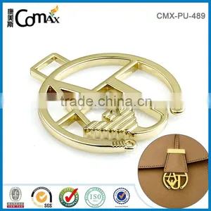 Hollowed Metal Brand Designer Handbags Logo Design With Hanging Hole thumbnail-2