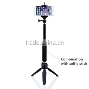 2in1 Selfie Stick Table Top Mini Tripod With Adjustable Holder For Smart Phones thumbnail-4