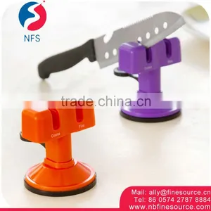Knife Sharpener 2 Stage Manual Diamond Knife Sharpener With Suction Pad thumbnail-1