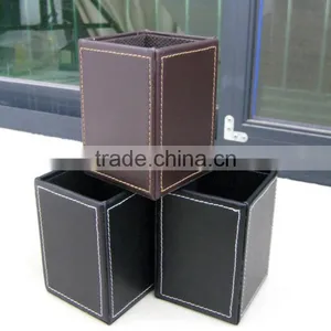2013 Hot Sale Foldalbe Rectangular Leather Paper Storage Box thumbnail-2