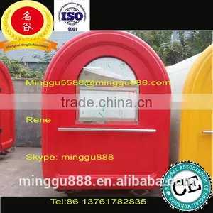 HOT Selling Stainless Steel Street Vending Food Cart Kiosk thumbnail-3
