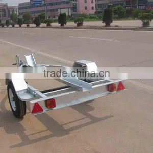 Hot Dipped Galvanized Single-Rail Motorcycle Trailer thumbnail-1